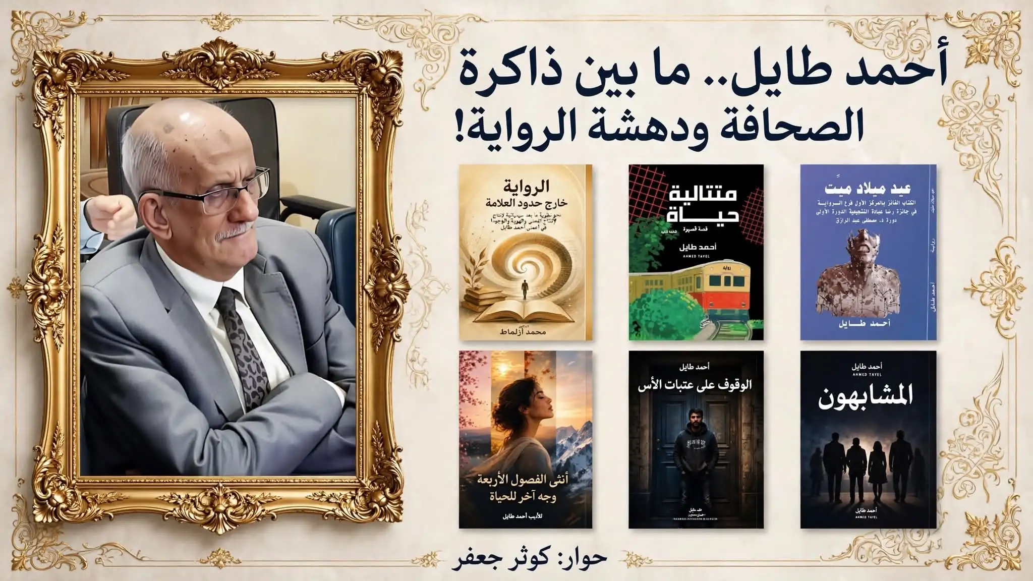 أحمد طايل.. ما بين ذاكرة الصحافة ودهشة الرواية..!! كوثر جعفر