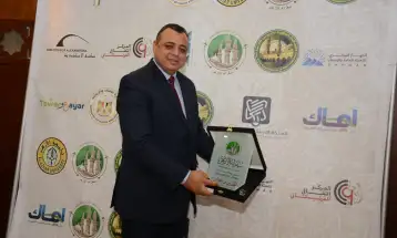 تكريم الشبكة العربية للإبداع والابتكار فى الحفل الختامي السنوي للمنظمة العالمية لخريجي الأزهر