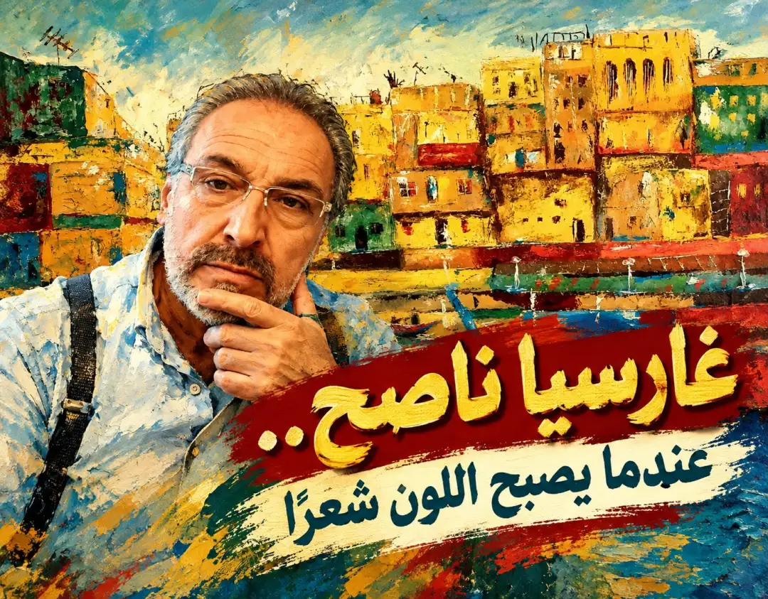 غارسيا ناصح... حين يصبح اللون شعرًا! كوثر جعفر
