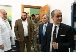 اتحاد الاطباء والصيادلة العرب يفتتح مستوصف اللطامنة الطبي!! اتحاد الاطباء والصيادلة العرب يفتتح مستوصف اللطامنة الطبي!!