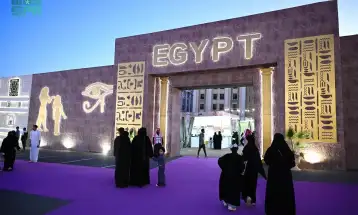 الجناح المصري المشارك في قرية اتاريك يبهر الحضور في فاعليات شتاء مكة