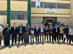 افتتاح مدرسة 