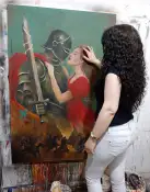 الوعي التشكيلي في أعمال فيفيان الصائغ!!